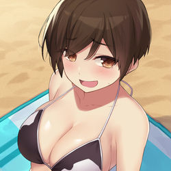 This is a pixiv picture whose title is 少し色気付く.