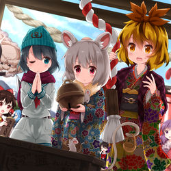 This is a pixiv picture whose title is 謹賀新年2020.
