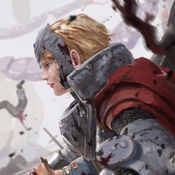 This is a pixiv picture whose title is Lullaby in the blood rain.