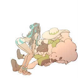 This is a pixiv picture whose title is うたた寝と恋ごころと.