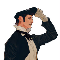This is a pixiv picture whose title is リーゼント.