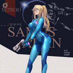 This is a pixiv picture whose title is Samus alt versions - SFW.