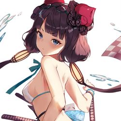 This is a pixiv picture whose title is 葛飾北斎.