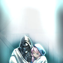 This is a pixiv picture whose title is 何かお掛けするものは.