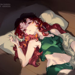 This is a pixiv picture whose title is 炭只娘.
