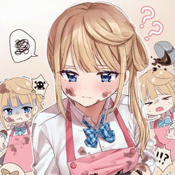 This is a pixiv picture whose title is なんで上手くいかないのぉ～.