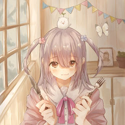 This is a pixiv picture whose title is 食べても…いい？.