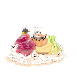 This is a pixiv picture whose title is ちらしずし.