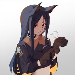This is a pixiv picture whose title is Dobermann.