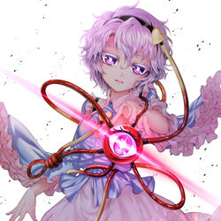 This is a pixiv picture whose title is 古明地さとりに覚られたい.
