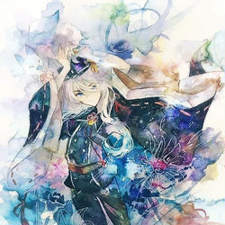This is a pixiv picture whose title is 白山吉光.