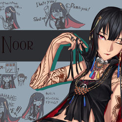 This is a pixiv picture whose title is Noor様.