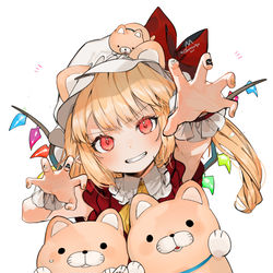 This is a pixiv picture whose title is ふくにゃんとフラン.