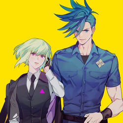 This is a pixiv picture whose title is Promare.