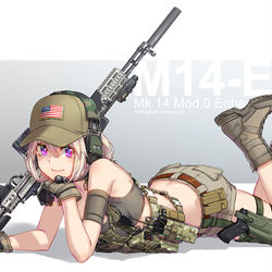 This is a pixiv picture whose title is M14-EBR.