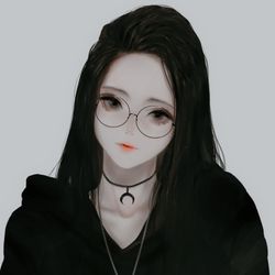 This is a pixiv picture whose title is Meganekko.