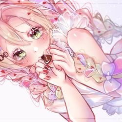 This is a pixiv picture whose title is Be my Valentine.