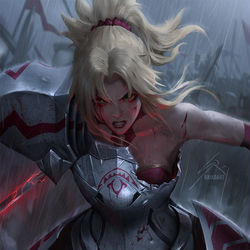 This is a pixiv picture whose title is Mordred Pendragon.