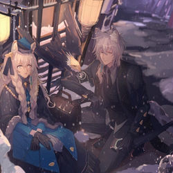 This is a pixiv picture whose title is 兄妹.