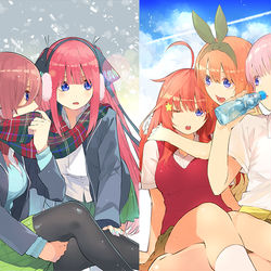 This is a pixiv picture whose title is 7話カラー原稿.