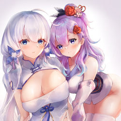 This is a pixiv picture whose title is ❤️X2.