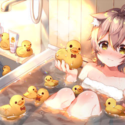 This is a pixiv picture whose title is 風呂タイム✨.