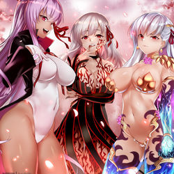This is a pixiv picture whose title is Evil Cherry Blossoms.