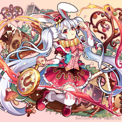 This is a pixiv picture whose title is 【消滅都市】甘い匂いに誘われて 白ウサギ.