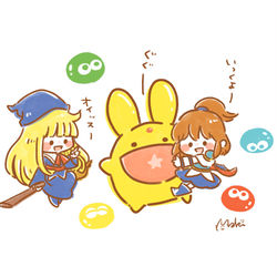 This is a pixiv picture whose title is ぷよぷよ.