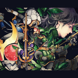 This is a pixiv picture whose title is 楽描き。.