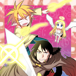 This is a pixiv picture whose title is 異種族レビュアーズ.