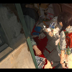 This is a pixiv picture whose title is しごとにん.