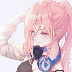 This is a pixiv picture whose title is 三玖.