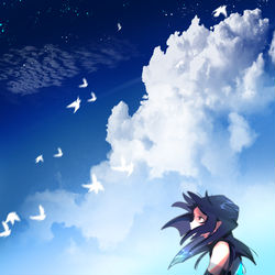This is a pixiv picture whose title is afterworld.