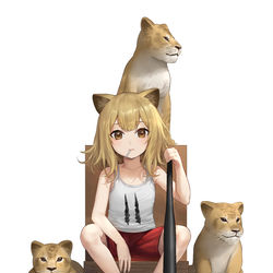 This is a pixiv picture whose title is シージ。子供時代.
