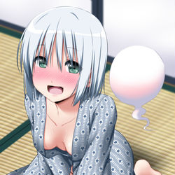 This is a pixiv picture whose title is 妖夢ちゃんと温泉旅行その⑧.