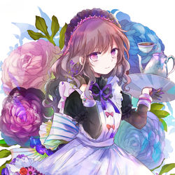 This is a pixiv picture whose title is メイド２.