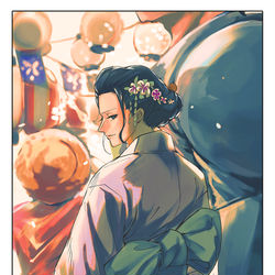 This is a pixiv picture whose title is Nico Robin ニコ・ロビン.