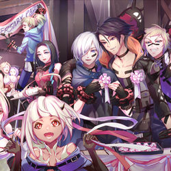 This is a pixiv picture whose title is 【GE3】GE10周年記念パーティークリサンセマム会場はこちら.