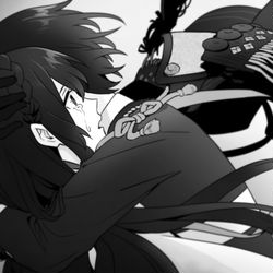 This is a pixiv picture whose title is 原画 of 薬研藤四郎 - 心做し.