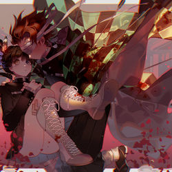 This is a pixiv picture whose title is 遅くなってごめん.