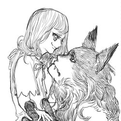 This is a pixiv picture whose title is 人狼まとめ.
