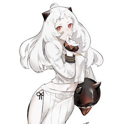 This is a pixiv picture whose title is 北方棲姫.