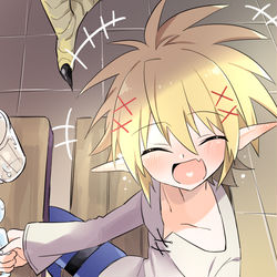 This is a pixiv picture whose title is 腐向けゼルくん（スタゼル）.