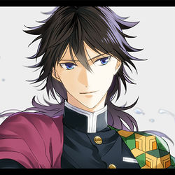 This is a pixiv picture whose title is 義勇.
