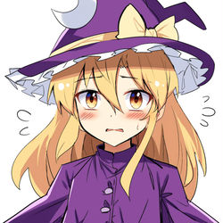 This is a pixiv picture whose title is 魔理沙に旧作の服を着せてみた.