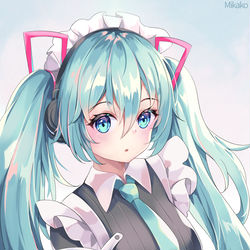 This is a pixiv picture whose title is ミク.