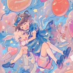 This is a pixiv picture whose title is ビトユウ✨.