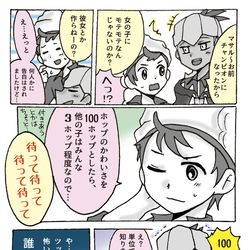 This is a pixiv picture whose title is 剣盾ラクガキ（hp中心）.