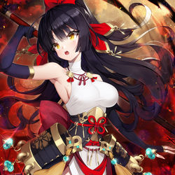 This is a pixiv picture whose title is 甲斐姫.